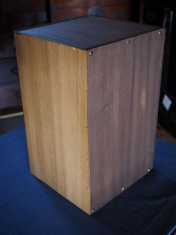 タイル装飾の小型キャビネット 昭和後期