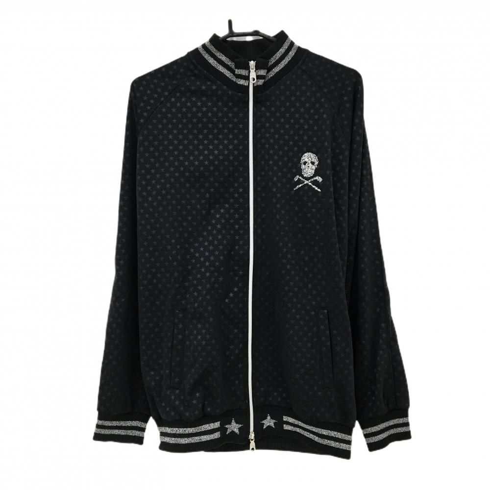☆SALE価格☆【超美品】マークアンドロナ ジャケット 黒 星地模様 リブ