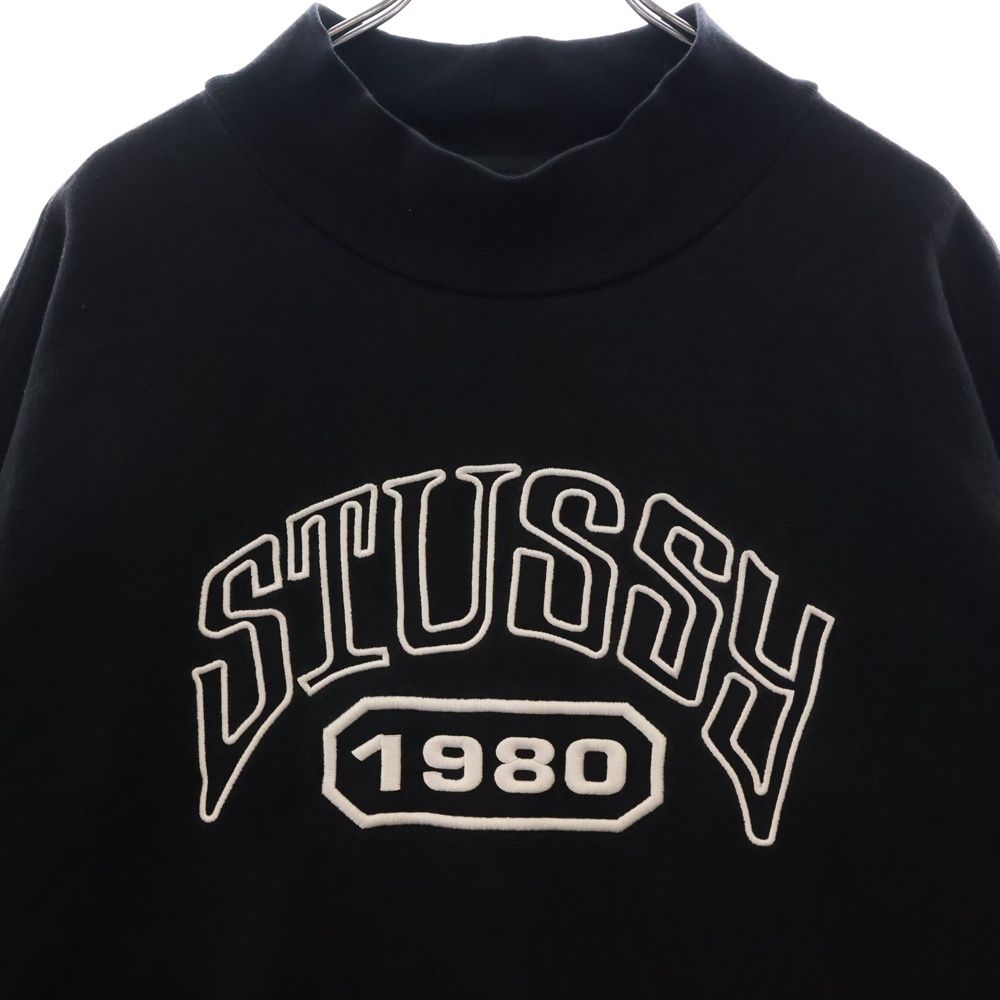 Stussy ブラック トレーナー Sロゴ 1913493-001.jpg
