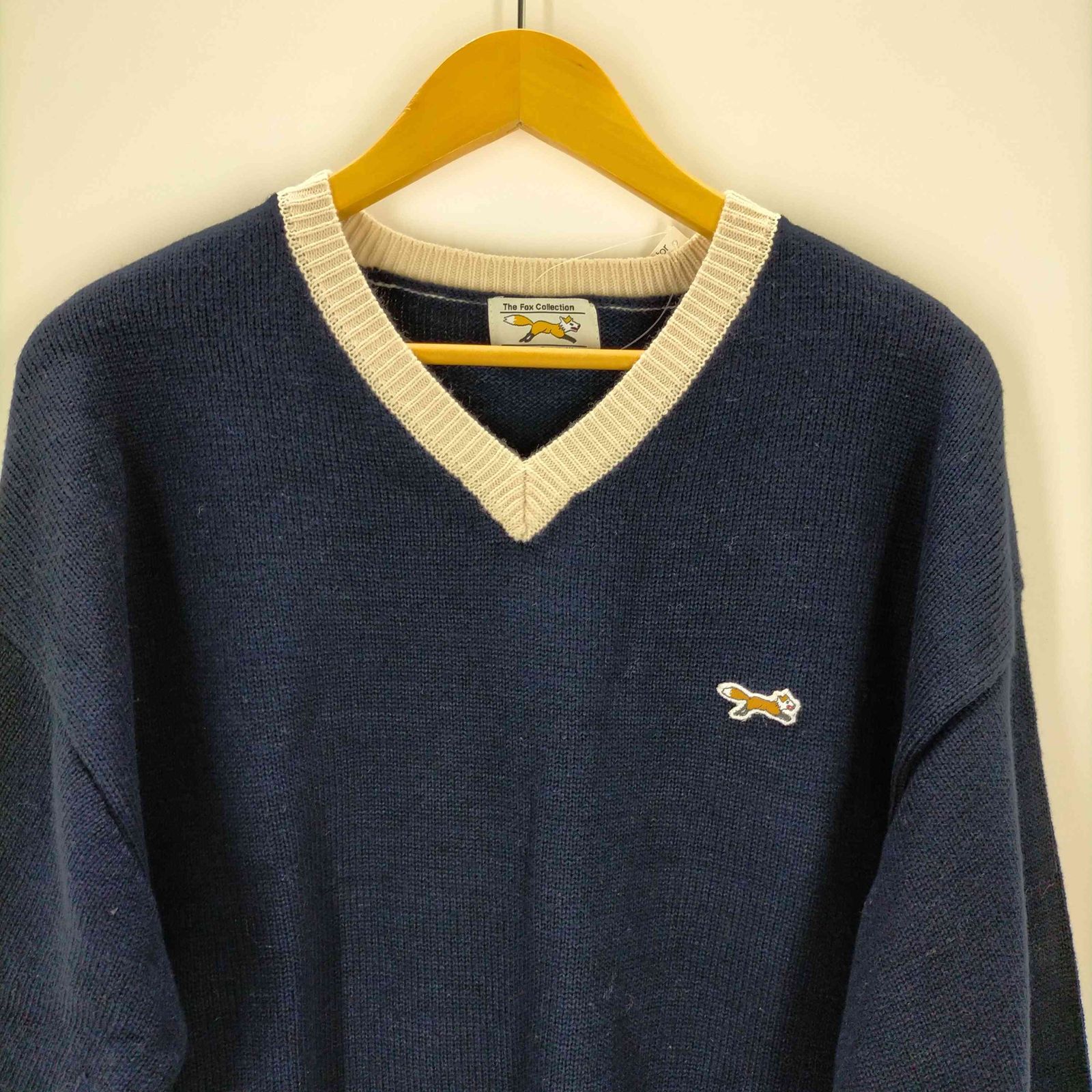ザ フォックス コレクション THE FOX COLLECTION Vネック配色ルーズ 