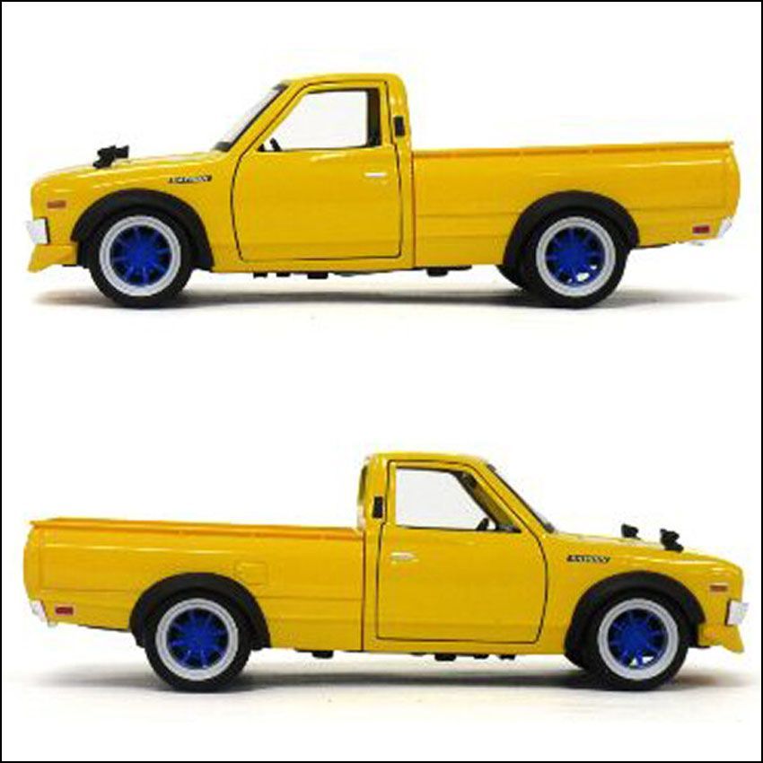 Maisto 1/24 ダットサン 620 ピックアップ 1973 イエロー マイスト ミニカー 200-148