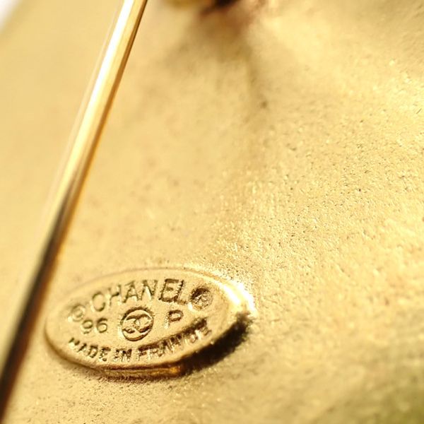 CHANEL ブローチ 96P ココマーク ひし形 四角 ヴィンテージ GP
