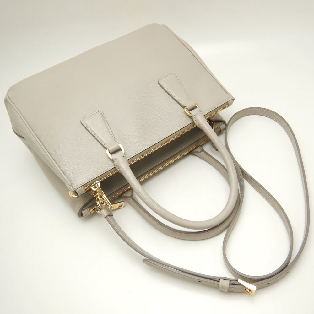 美品 PRADA ハンドバッグ 2way ガレリア BN2863 サフィアーノ プラダ PRADA ガレリア BN2863 ハンドバッグ 2WAY サフィアーノ