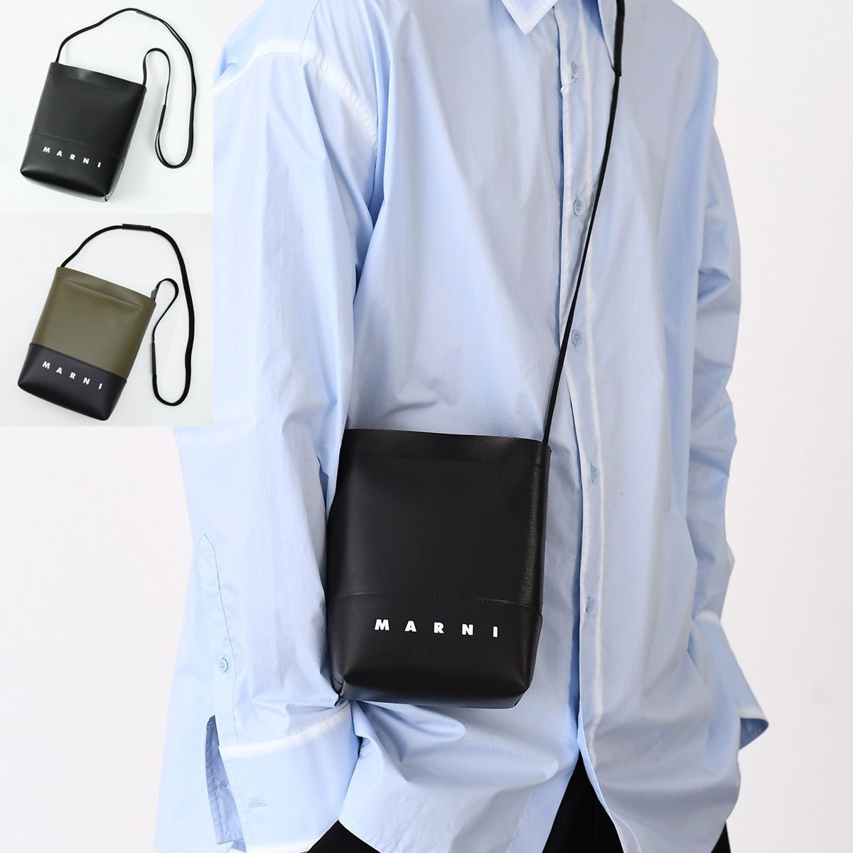 MARNI マルニ バッグ ショルダーバッグ シューレースストラップ付き 