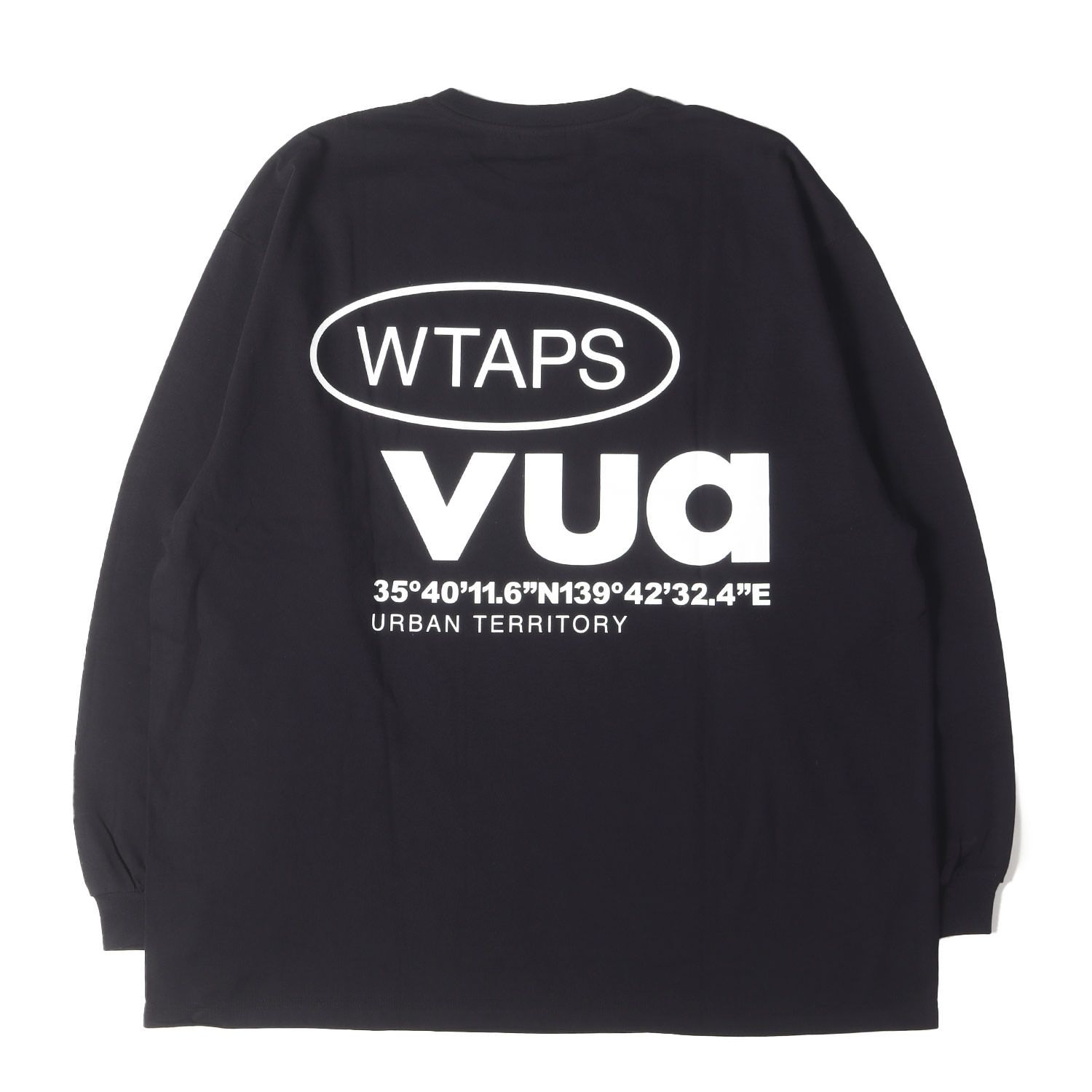 【O&M 】WTAPS ダブルタップス チャンピオン ロンTシャツ 黒M WTAPS×Champion ロングスリーブTシャツ(C8-X415)