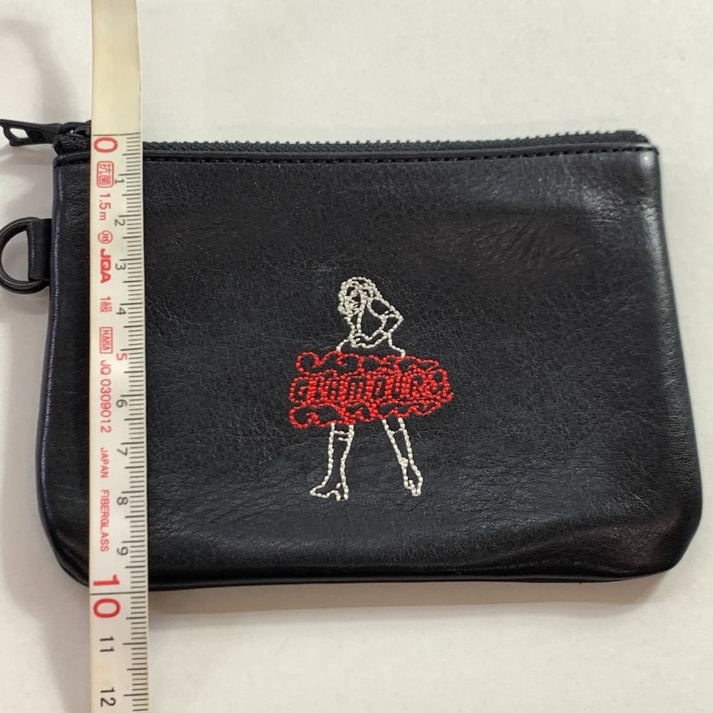 ヒステリックグラマー ミニ財布 HYSTERIC GLAMOUR ロゴスタッズ ラウンドジップミニウォレット|HYSTERIC GLAMOUR
