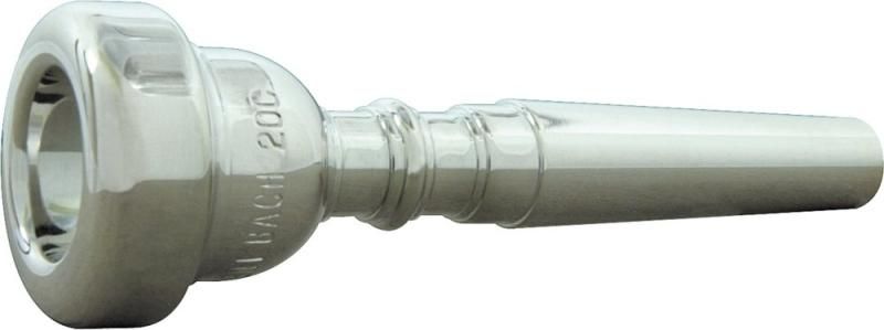 バック トランペット マウスピース 11 3|4CW 銀メッキ仕上げ