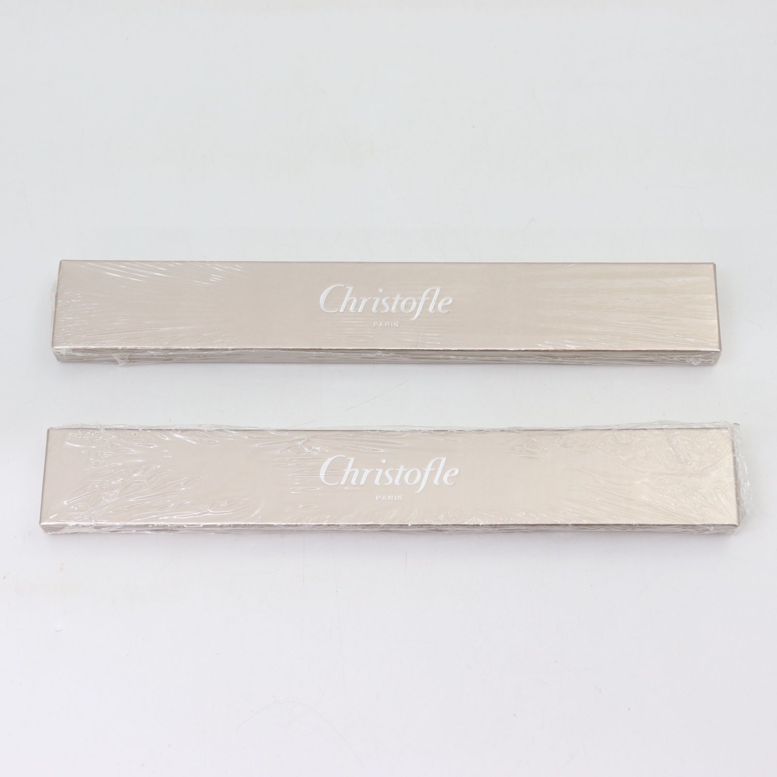 IT0R63ZVU9PF Christofle クリストフル 箸 2膳セット 生活雑貨 食事 キッチン 箱 ブランド