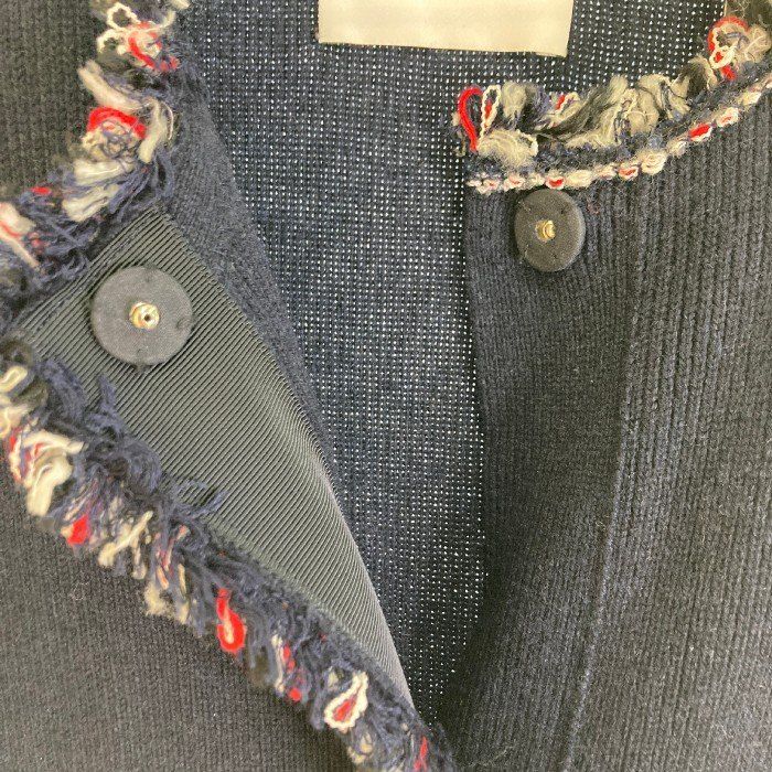 ☆ANAYI アナイ カシミア混 ロングカーディガン ネイビー size38