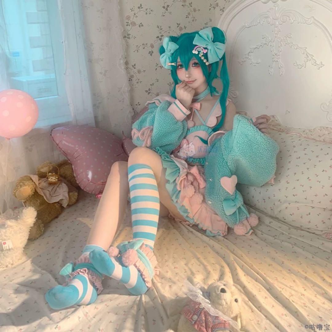 次元電台　初音ミクxサンリオ　ファミマ　コラボ　コスプレ衣装