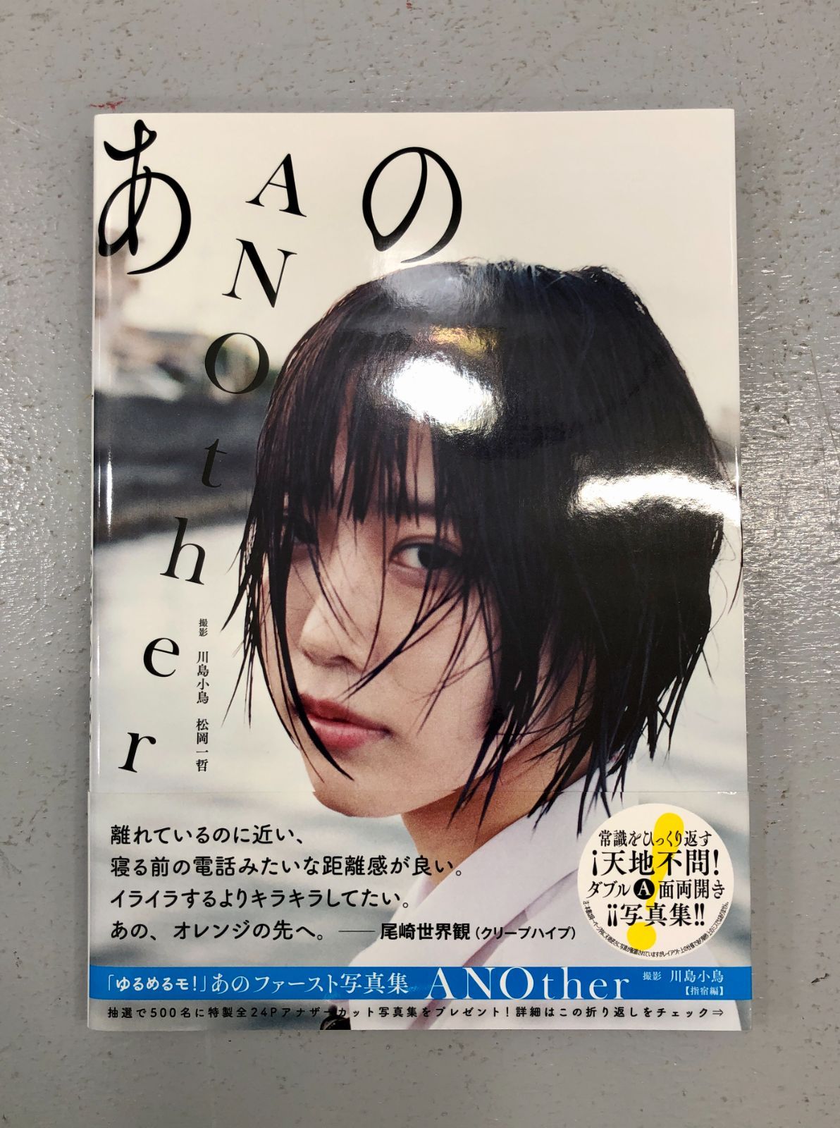 あの ファースト写真集 ANOther サイン本　アナザーカット写真集　チェキ あのちゃん 写真集ANOtherサイン入り+生写真+ポスター+チェキ+