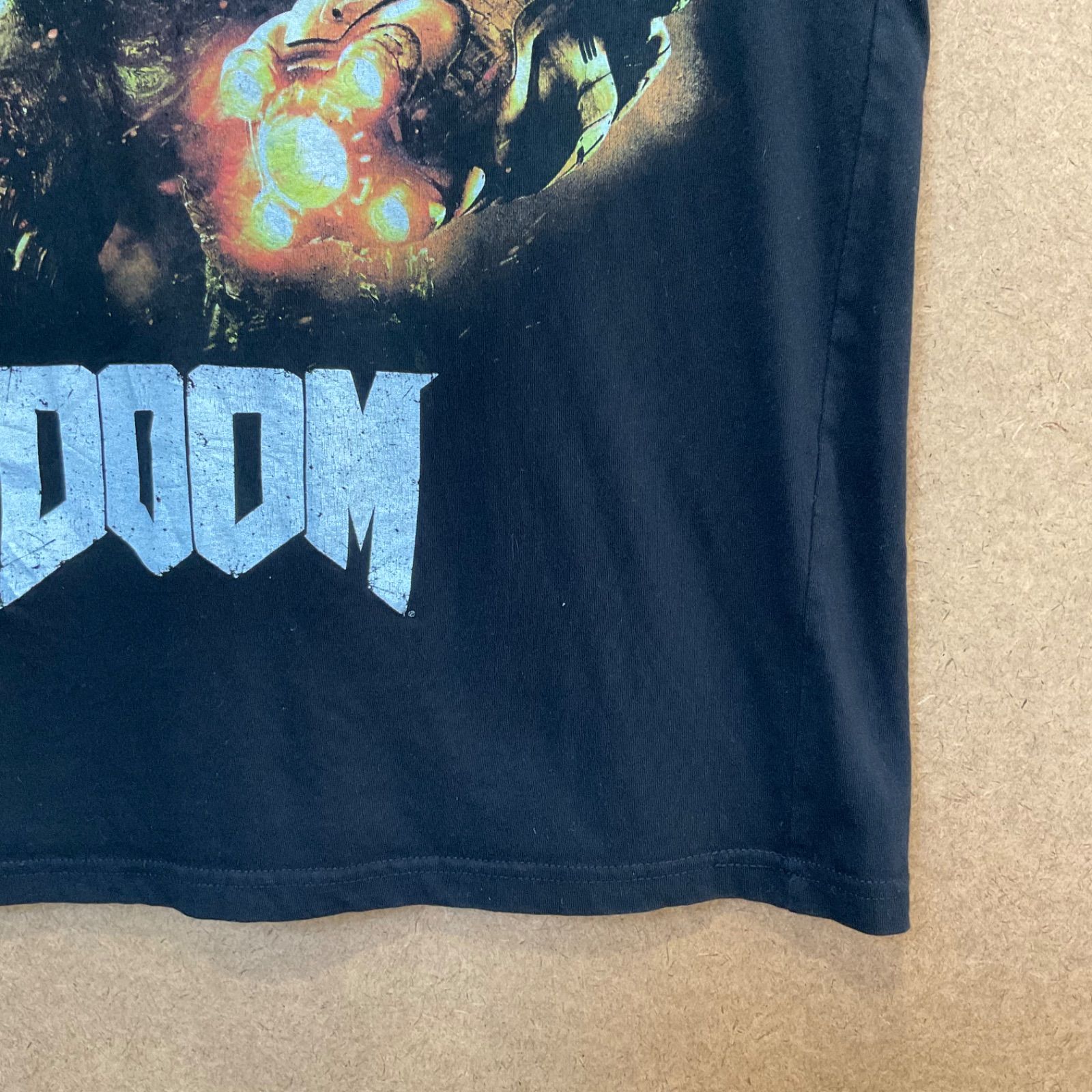 USA古着 DOOMドゥーム '90ゲーム FPS キャラクターイラスト 半袖 USA古着 DOOMドゥーム '90ゲーム FPS キャラクターイラスト 半袖