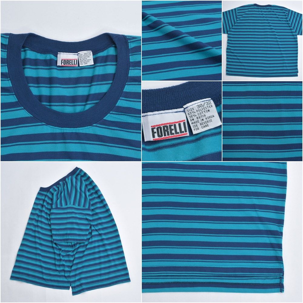 90s〜 FORELLI ボーダー Tシャツ 半袖 ヴィンテージ カットソー