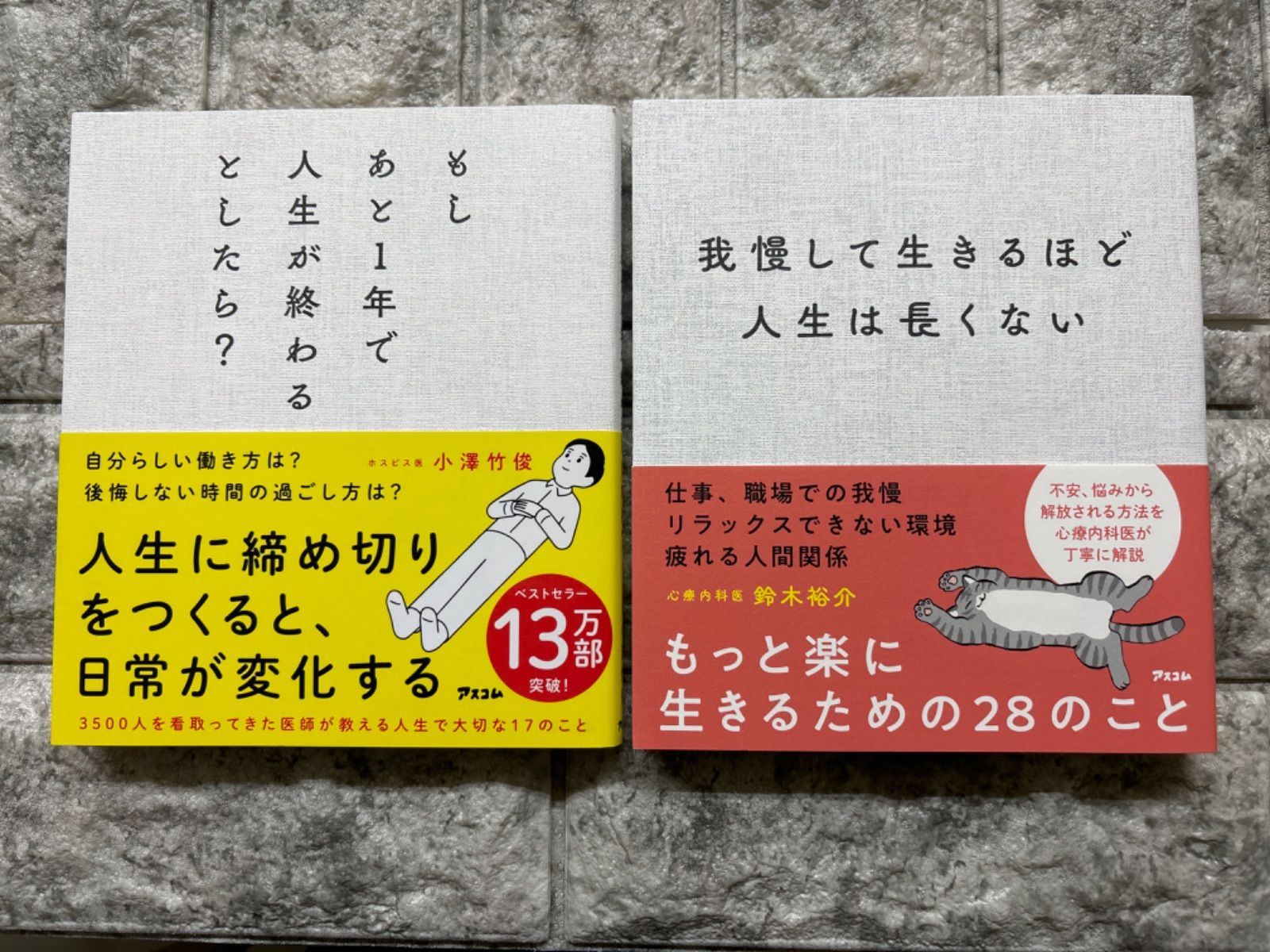books about life, set of 2 h707-708