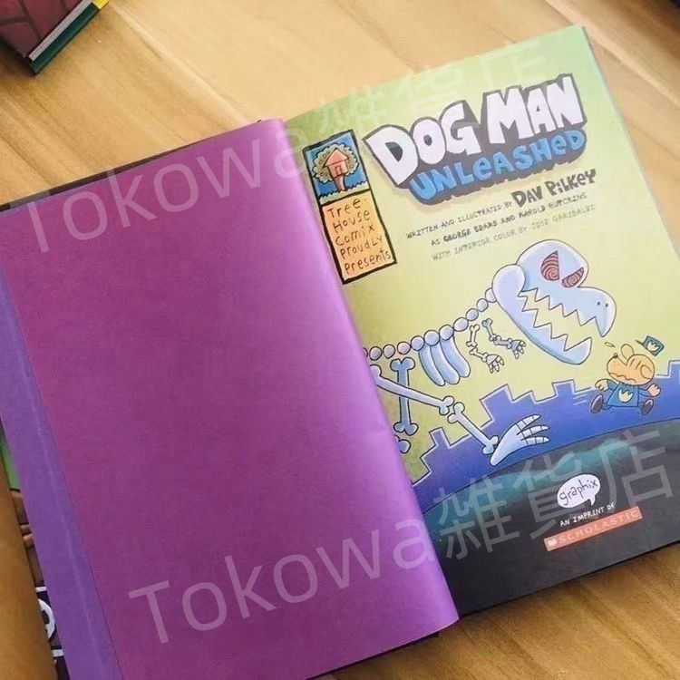 Dog Man 17冊 ハードカバー マイヤペン対応 洋書 英語絵本 英語入門 sh 19