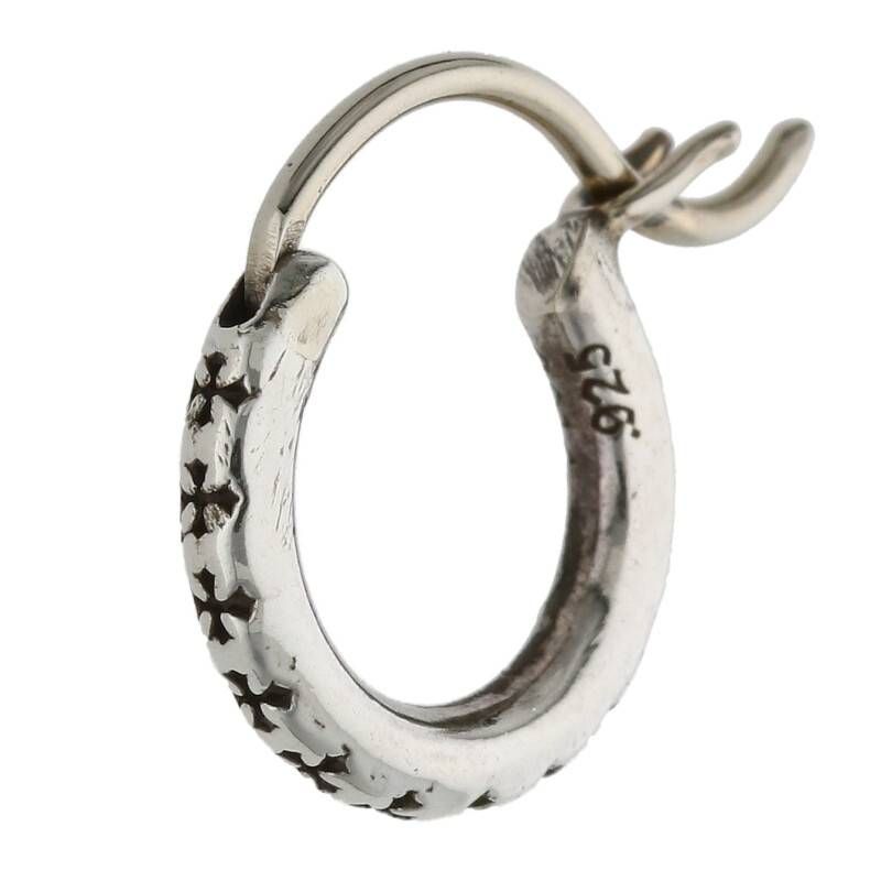 【超貴重】クロムハーツ HOOP TFL SML シルバー ピアス メンズ クロムハーツ HOOP TFL SML フープシルバーピアス メンズ - メルカリ