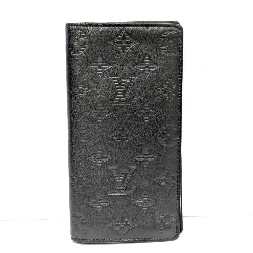 Dz802681 ルイ ヴィトン 長財布 ポルトフォイユ ブラザ モノグラム シャドウ M62900 ノワール LOUIS VUITTON