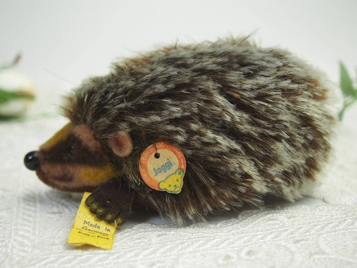 送料無料☆シュタイフ☆Joggi Hedgehog完品☆1968年製ハリネズミ
