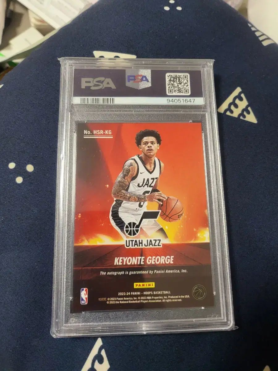 2025 NBA Hoops キオンテ ジョージ サイン入り PSA 8 10