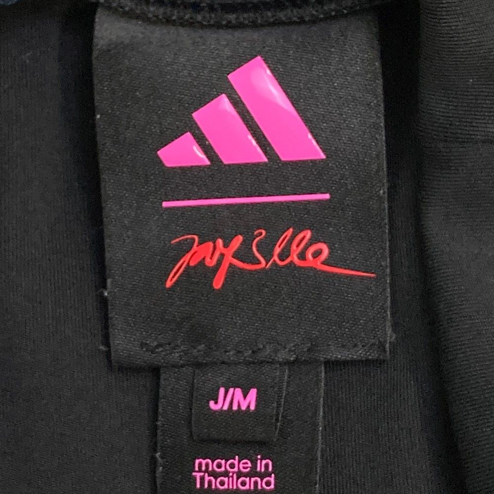 サイズ：M ADIDAS GOLF アディダスゴルフ 2024年モデル ハイネック 長袖ワンピース W JL3 DRESS  ブラック系 [240101434871] ゴルフウェア レディース ストスト adidas ワンピース スリーストライプス 長袖セーターワンピース