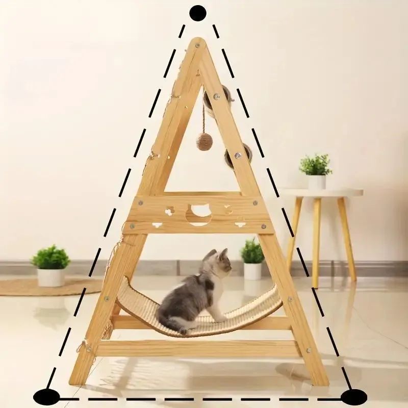 猫用耐久性クライミングフレーム