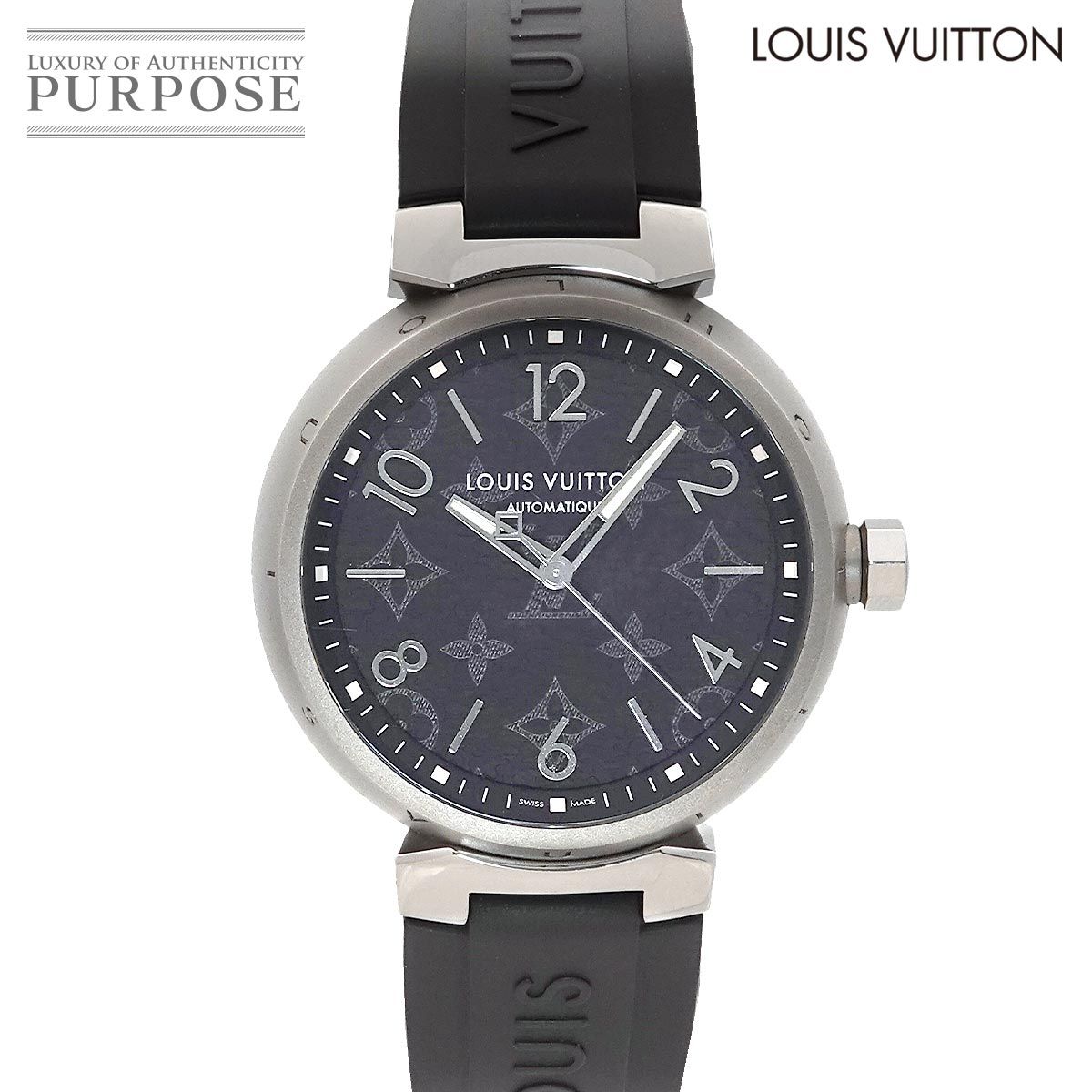 ルイヴィトン 時計 ベルト モノグラムラバー ストラップ L ルイ