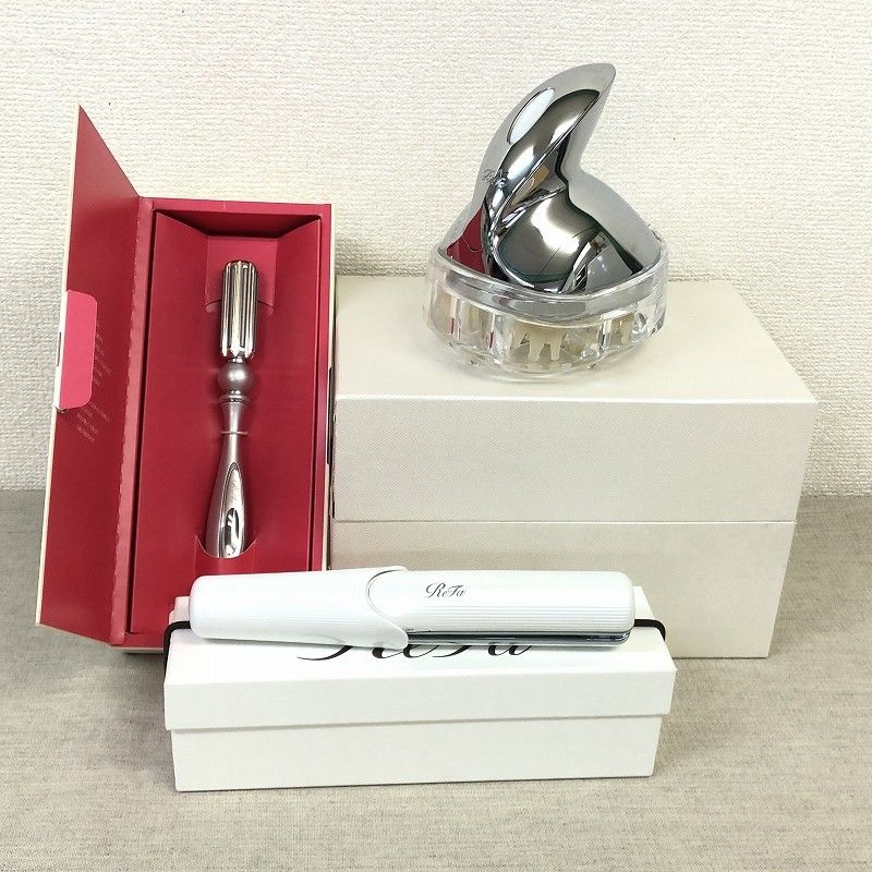 Y390-7 Refa リファフィンガーアイロン ジャンク 2点まとめ Y390-7 Refa リファフィンガーアイロン ジャンク 2点まとめ 楽天