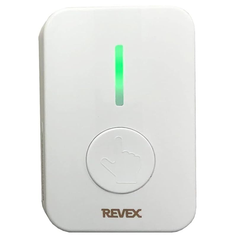 リーベックス(Revex) ワイヤレス チャイム インターホン 呼び出しボタン コールセット LCW500 ホワイト 0