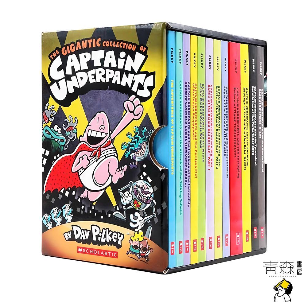 新品 Captain Underpants 14冊セット英語絵本 洋書 音声あり 洋書