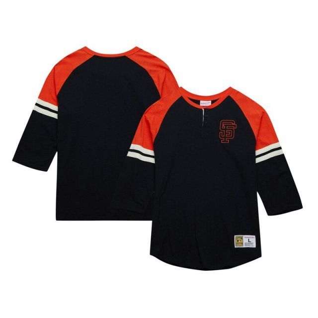 ミッチェル&amp;ネス　AUTHENTIC MATT　GIANTS　ベースボールシャツ Authentic Mitchell & Ness MLB San Francisco Giants Matt