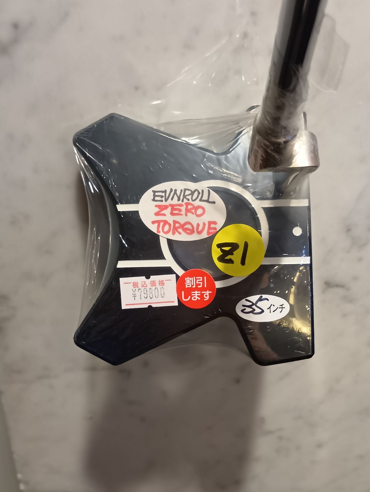 Pt ♥ イーブンロール 38 Tour Spec ZERO Z1 パター 中尺 メンズ 右用 35インチ|Black USA直輸入品 新橋店