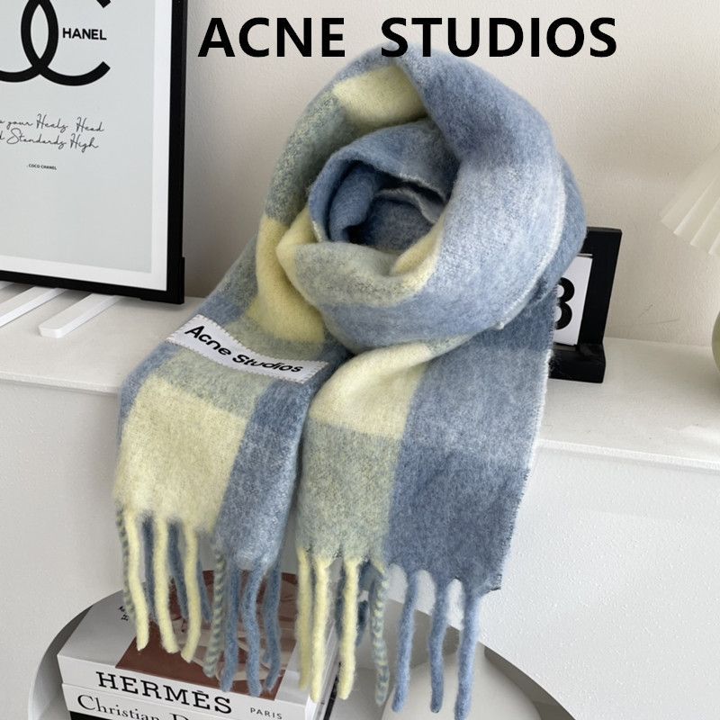 新品 アクネストゥディオズ ACNE STUDIOS マフラー ショール 冬 暖かい レディース イヤマフラー - メルカリ