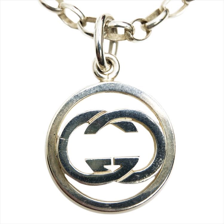 美品✨️GUCCI グッチ ドッピアG ネックレス シルバー インターロッキング Amazon | [グッチ] GUCCI レディース シルバー ネックレス