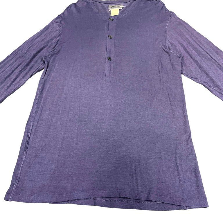 Yohji Yamamoto Pour Homme ヘンリーネックオーバーサイズカットソー T