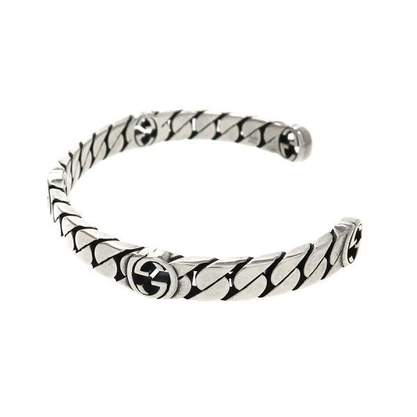 グッチ インターロッキングGバングル 925|17g Bランク