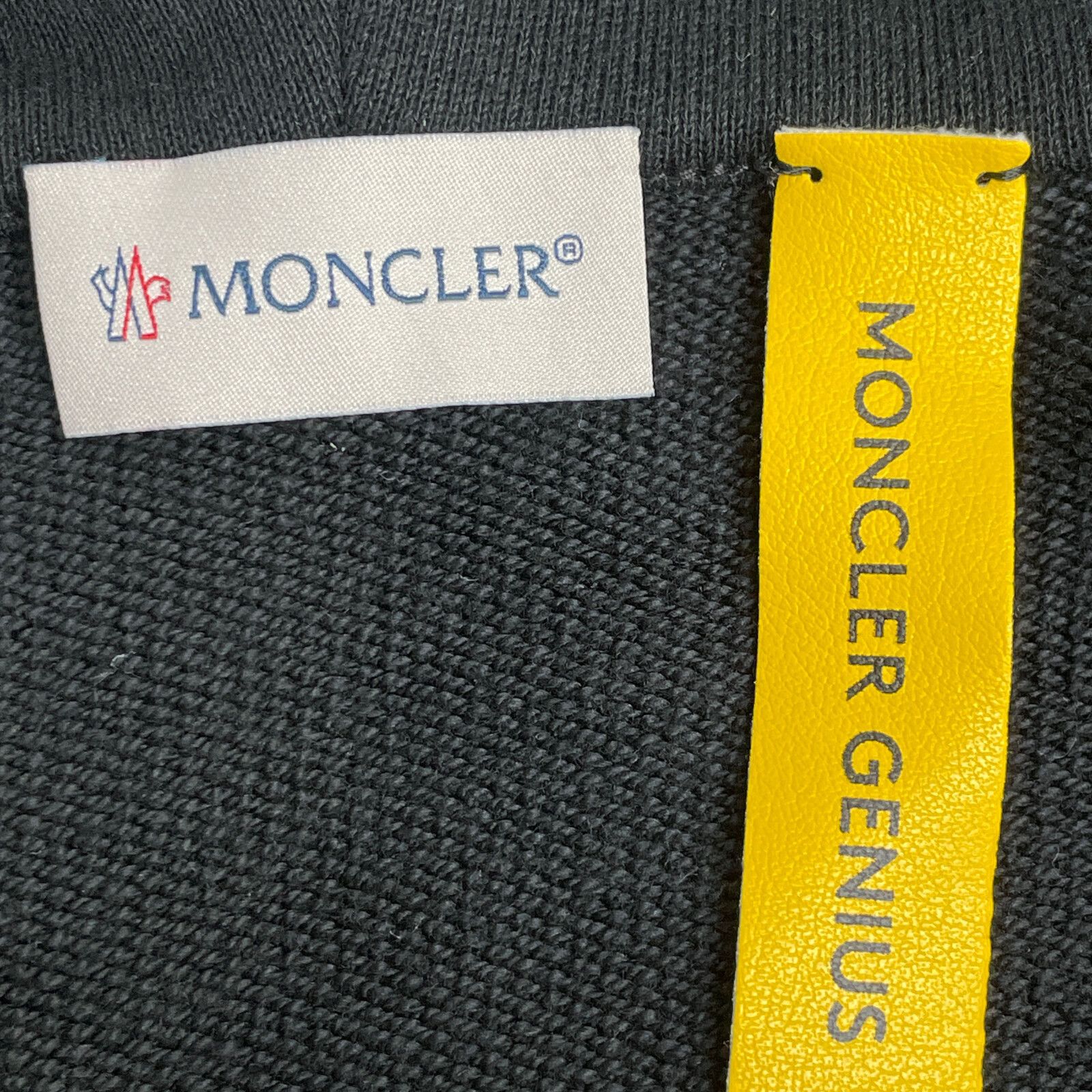 MONCLER モンクレール GENIUSジーニアス 7ｘFRAGMENT HIROSHI FUJIWARAｘLewis Leathersルイスレザー【新品同様/国内正規/21年製】スウェットライダース M