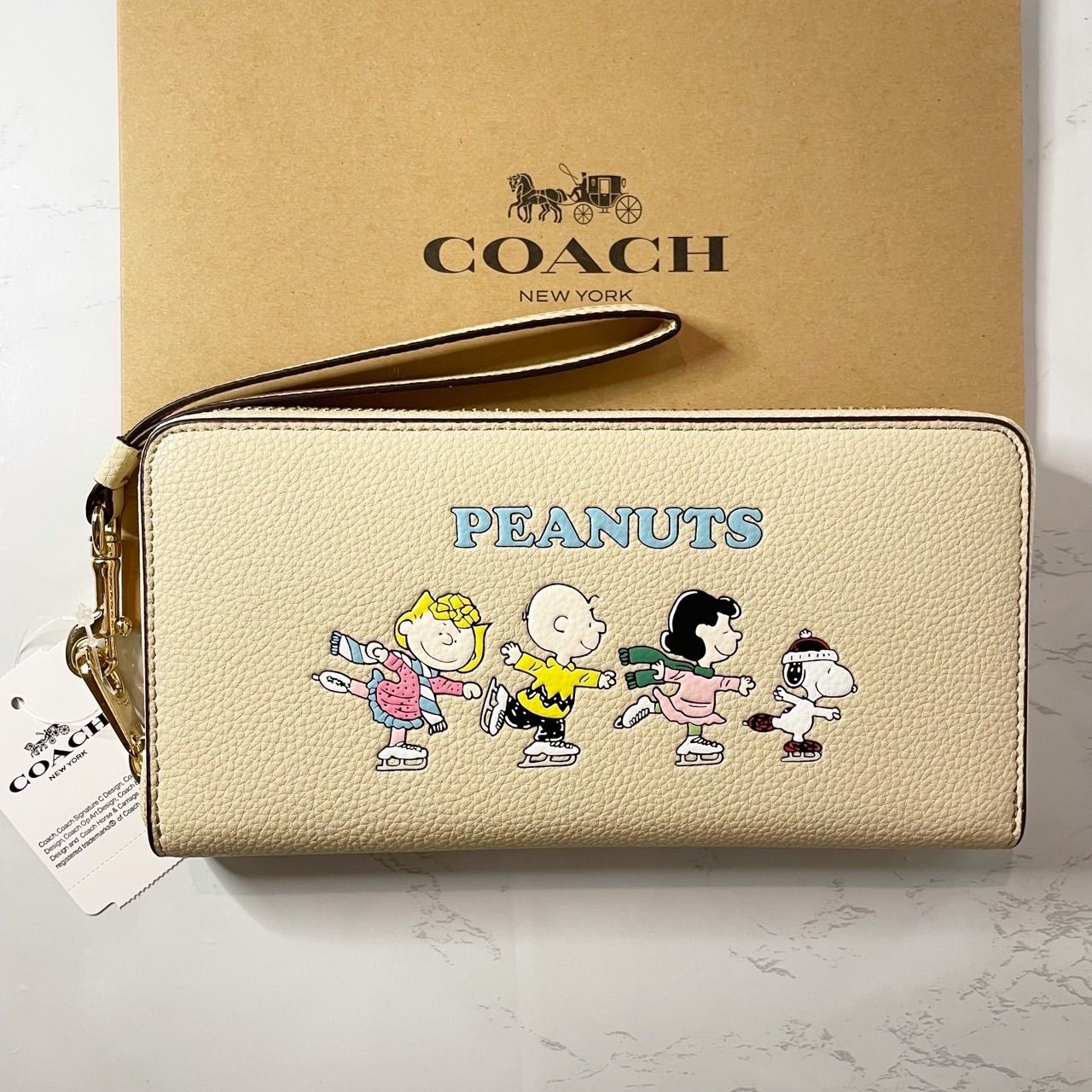 限定コラボ【COACH X PEANUTS】スヌーピー ＆フレンズ 長財布 - メルカリ