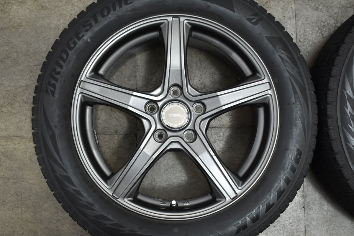 品 トップラン 17in 7J 53 PCD114.3 ブリザックVRX2 215|55R17 プリウスα エスティマ C-HR オデッセイ ヴェゼル WR-V CX-3