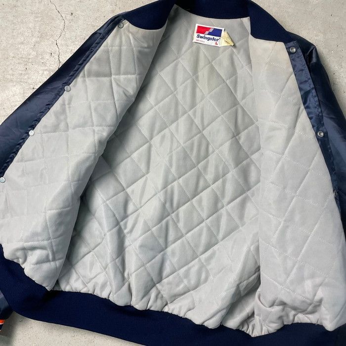 90年代 USA製 Swingster サテンスタジャン メンズL MLB - 80s DODGERS