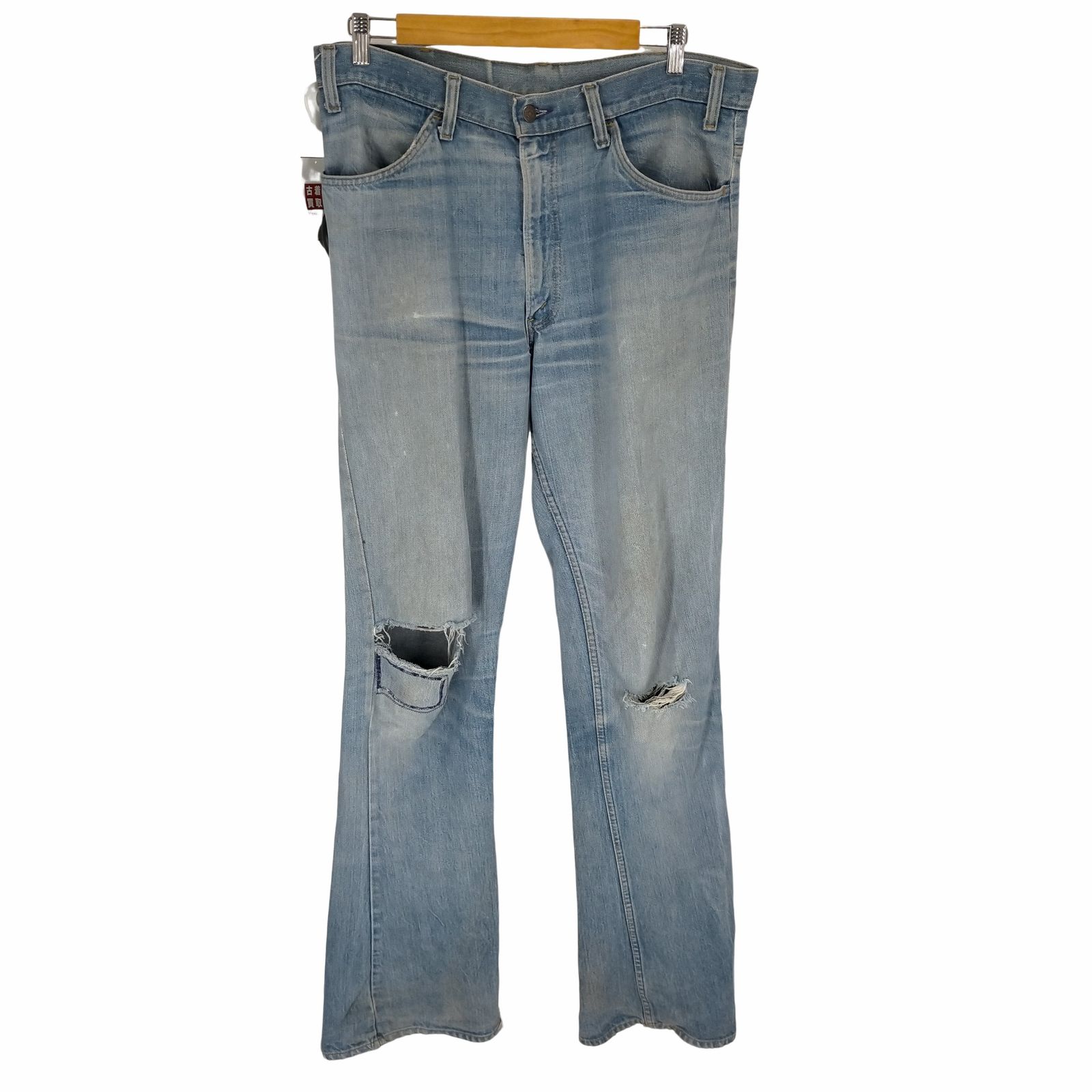 リーバイス Levis 70S 76年製 646-0217 フレアデニムパンツ ボタン裏8 