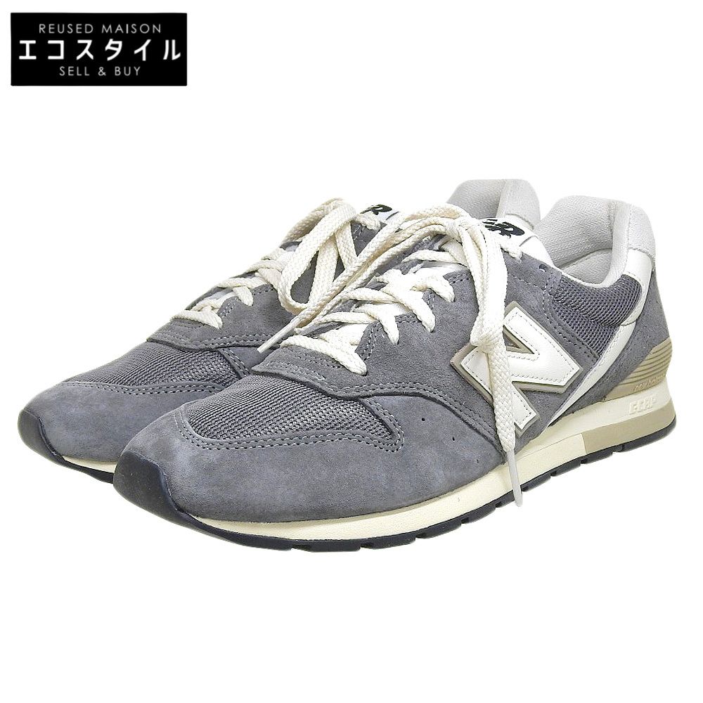 NEW BALANCE ニューバランス 新品同様 NEW BALANCE ニューバランス ローカットスニーカー シューズ メンズ チャコールグレー 25.5cm CM996SC2 25.5