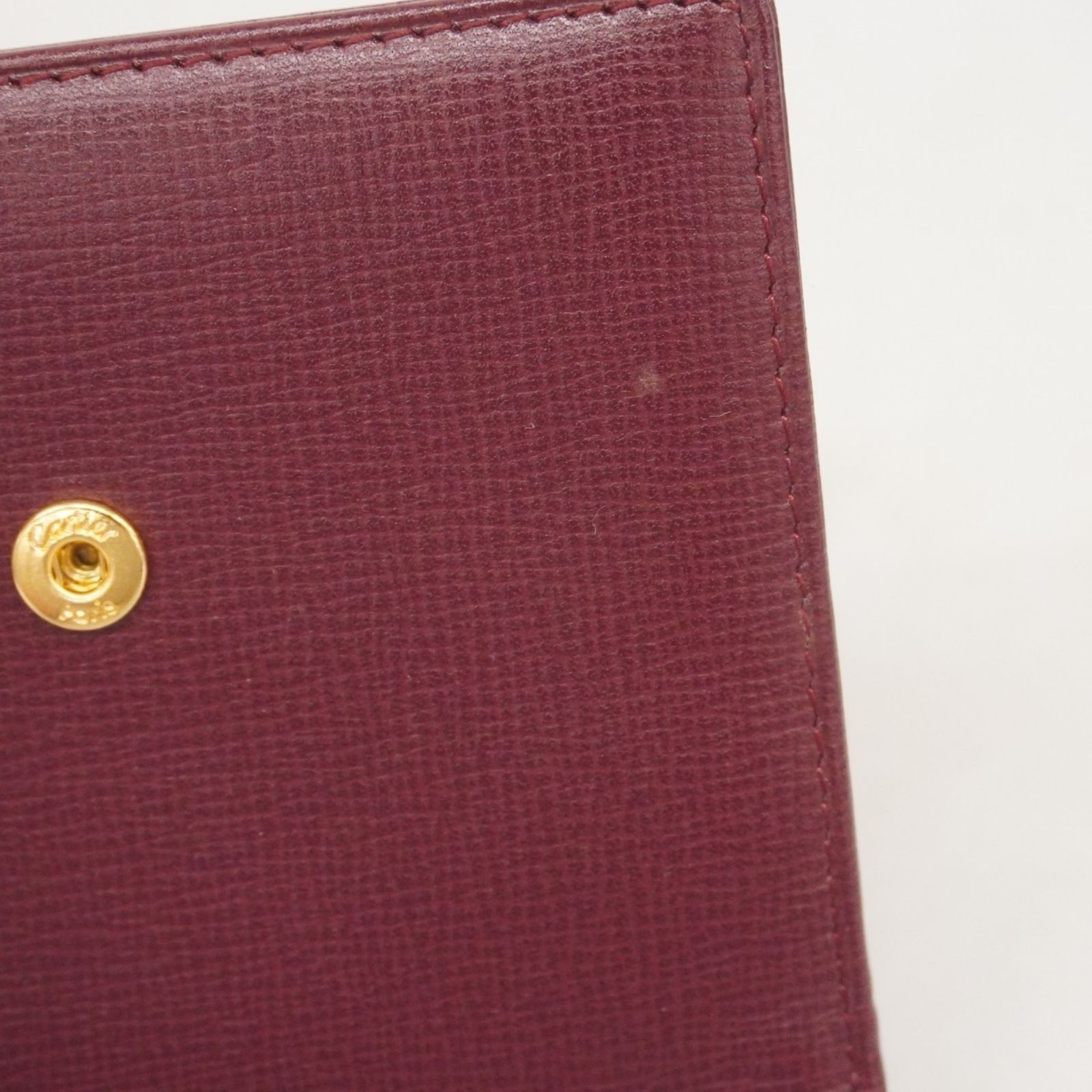 レザー ボルドー