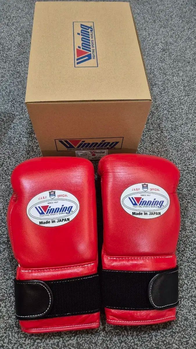 Winning ボクシンググローブ 14oz 名前入り ひもタイプ ホワイト