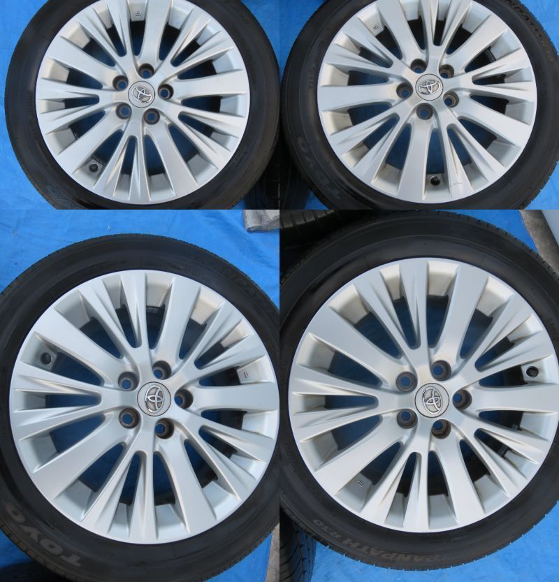 トヨタ　純正　ホイール　20後期　ヴェルファイア　235/50 r18 20系アルファード ヴェルファイア純正ホイール 18×7.5J+45