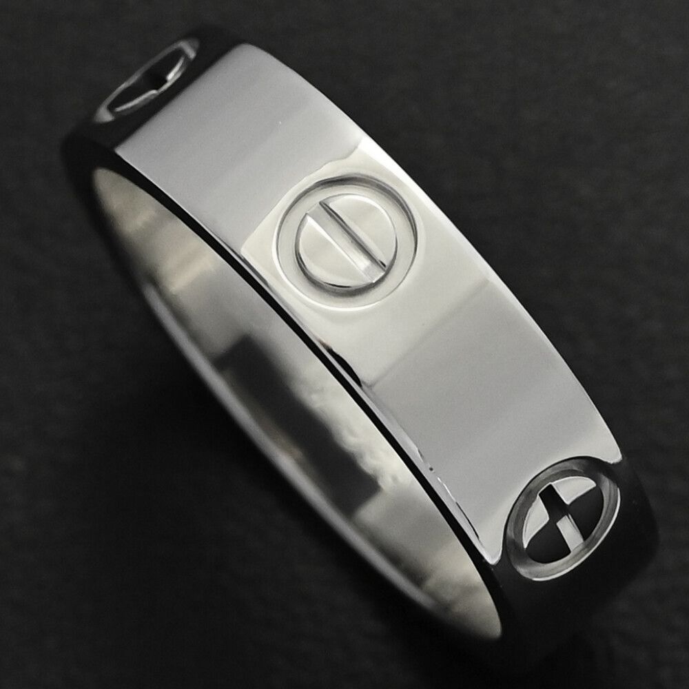 Cartier カルティエ Pt950 プラチナ 4g ラブリング 指輪 49 カルティエ ラブ リング #45 Pt950プラチナ レディース