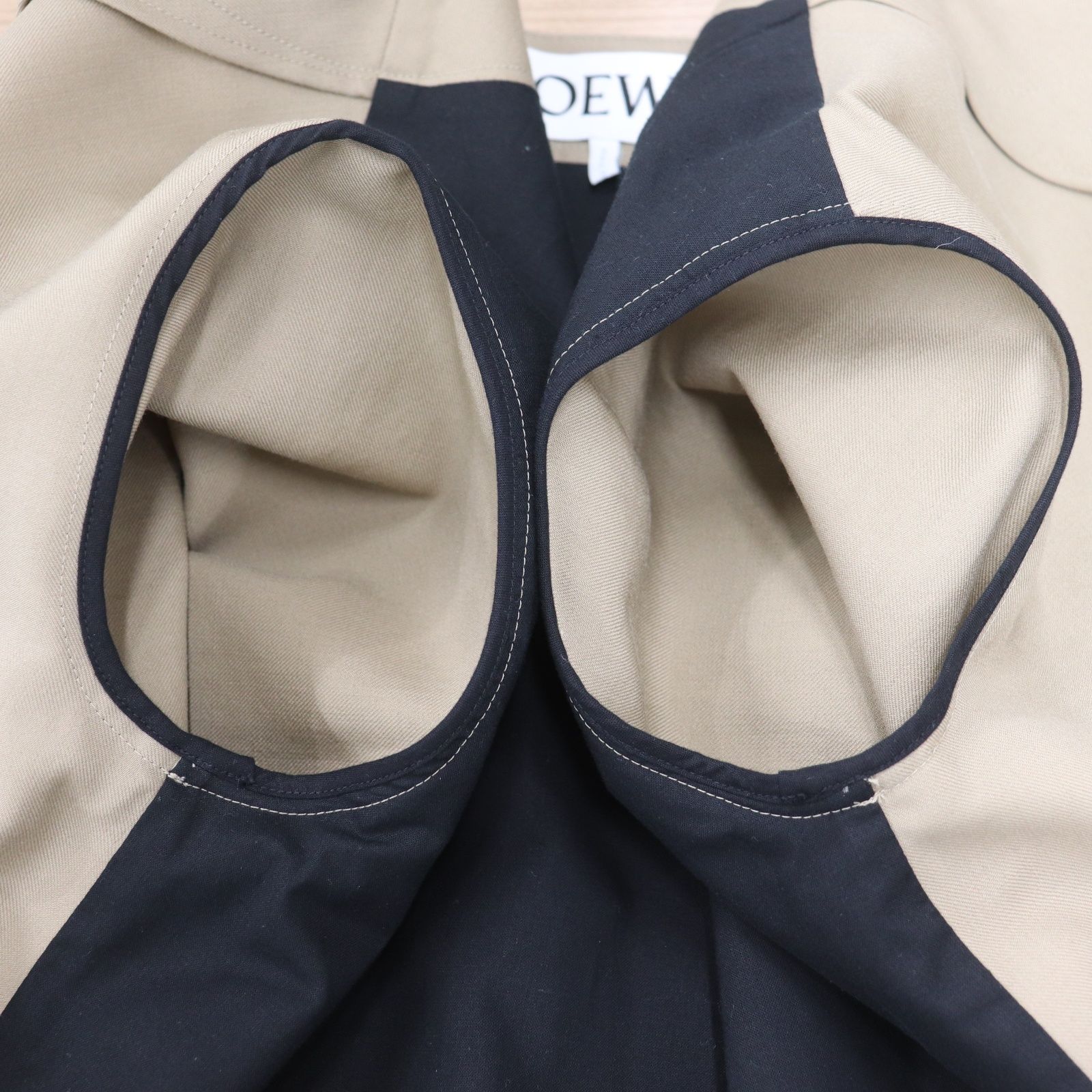 ITAR43I4MU9G 美品 LOEWE ロエベ ウール リボン ジャケット トップス