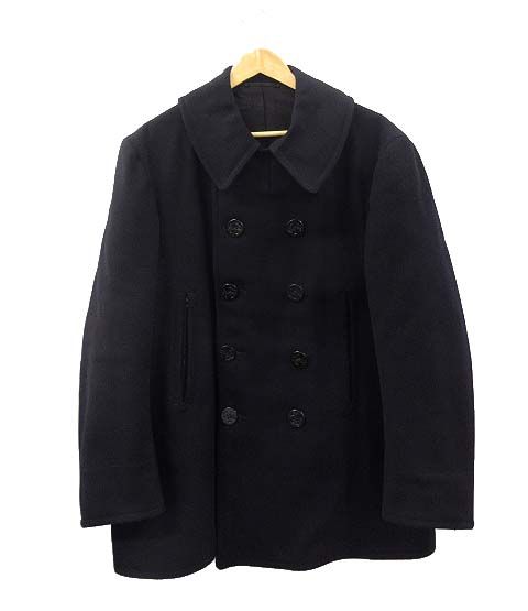 40s US NAVY 米海軍 ビンテージ Pコート 10ボタン M〜L相当 ヴィンテージ VINTAGE 40s US NAVY 10ボタン Pコート NAVAL