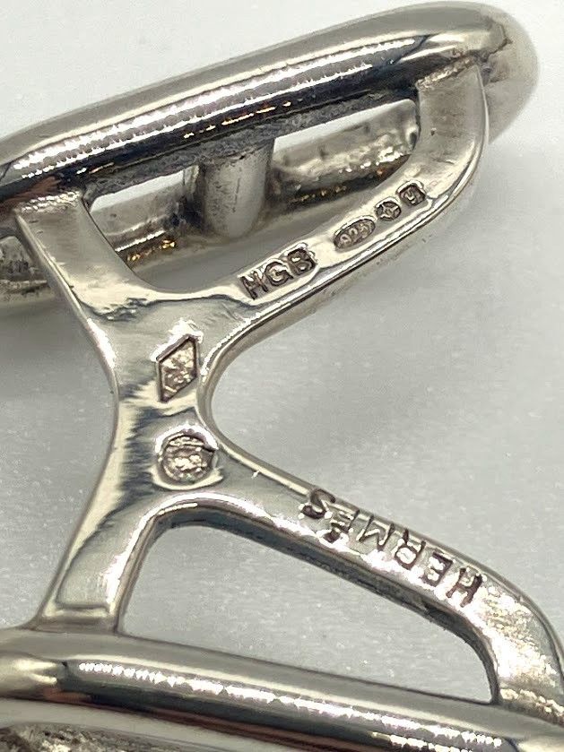 超希少】HERMES シェーヌ ダンクル カフス ヴィンテージ シルバー925