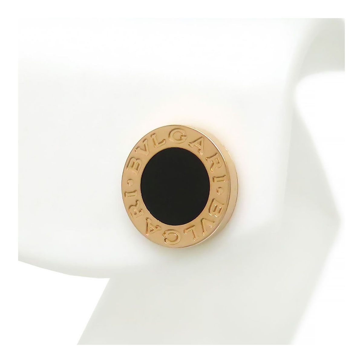 ブルガリ ブルガリブルガリ ピアス 片耳用 354730 Au750 K18PG ユニセックス BVLGARI ジュエリー