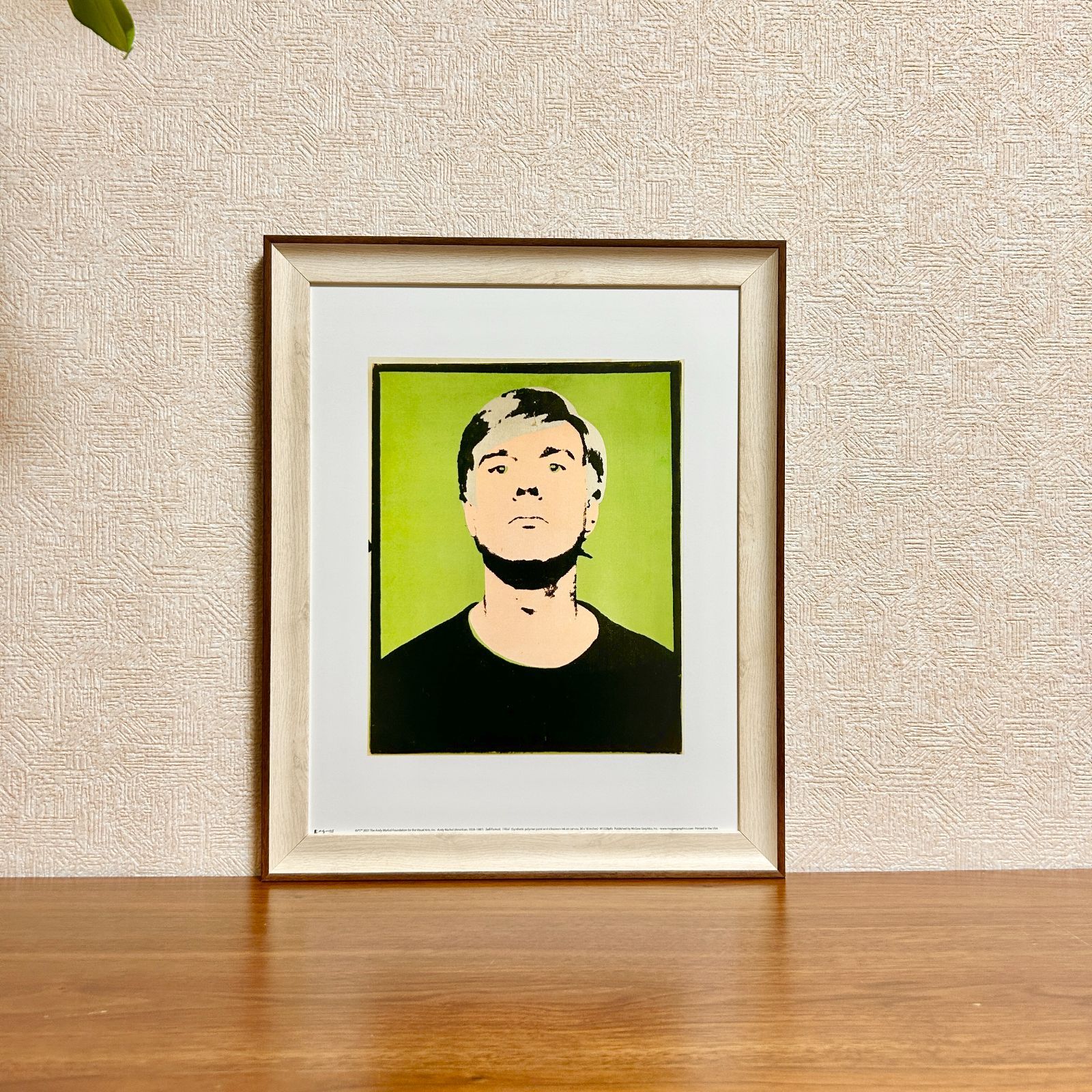 MoMA アンディウォーホル ポスター額縁つき 新品☆額縁付アートポスター(BRUCE MCGAW GRAPHICS)☆アンディ